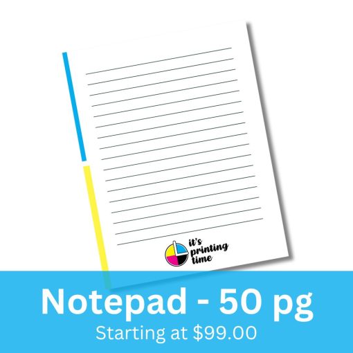 notepad printing design