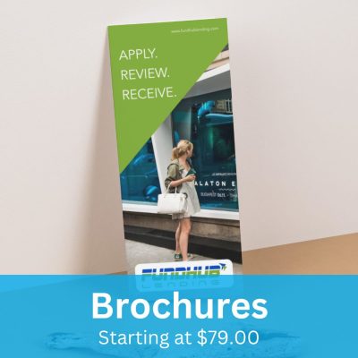 full color folded brochure printed and designed